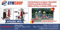 INTERSPORTS SIA, GYMSHOP trenažieru veikals, Discount coupons 